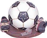 17466  4 1/2" Soccer Coin Bank