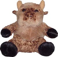 NA50199 6" Sitting Buffalo