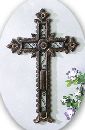 26532 Wood/Metal Cross24"H,15"W