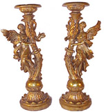 97564 P/R Candleholders w/angels