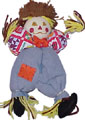 HC-23566  Cloth Scarecrow Wired Arms & Legs
