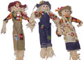 HS51940   Lg Scarecrow on Stick     **Set of 3**