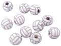 CC2095 12mm Volleyball Beadz  **Pkg of 144**