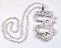 JWDRAGN Silver Dragon Bangle on a 22" Chain **Dozen**