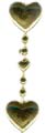 MA154B  9' Baby Heart Garland