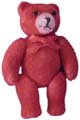 MA29761  2" Flocked Jointed Bear  **Dozen**