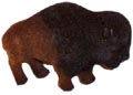 MA93A 4.5"  Flocked Buffalo  **Dozen**