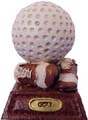 PBJY550G  3-D Golf Ball and Shoes Paperweight