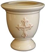 CMG427  8" Vase w/Cross