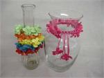 SCH7504  Flower w/Bead Center & Stone Asst. * DO