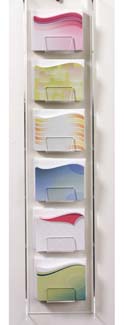 UD1922  Acrylic Wall Card Rack 