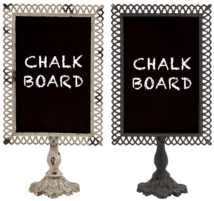 56823 Chalkboard With Metal Stand