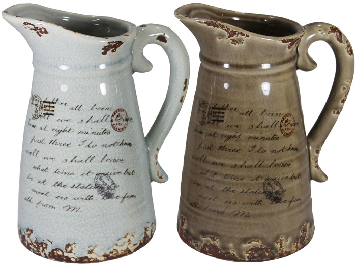 78661 10" Vintage Ceramic Pitchers