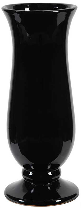 large black ceramic vases